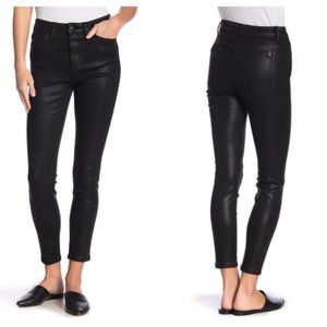 Joe's Jeans The Skinny Coated Black Ankle Jeans